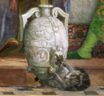 Cat and Vase (detail) by Paolo Veronese